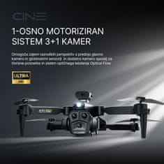 CINE K10 Max UAV – Dron, 4K video, 3 kamere, QuadDetect, Fly AI