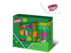 KIDS LICENSING Komplet prigrizkov / škatla + steklenička CRAZY DINO, KL10834