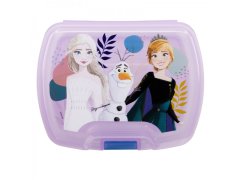 Stor Plastična škatla za prigrizke DISNEY FROZEN Transparent Maxi, 74277