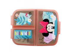 Stor Delený plastový box na desiatu MINNIE MOUSE, 74420