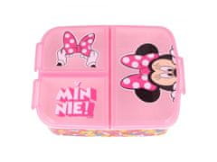 Stor Razdeljena plastična škatla za prigrizke MINNIE MOUSE Butterfly, 51120