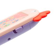 Baby Mix Telefon papiga roza