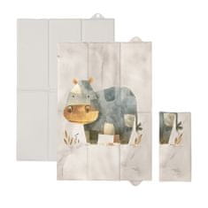 CEBA Potovalna previjalna podloga (60x40) Basic Cosy Hippo