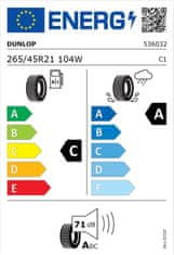 Dunlop Letna pnevmatika 265/45R21 104W SportMaxx RT2 536032