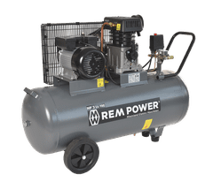 REM POWER batni kompresor E 349/8/100, 400V - odprta embalaža