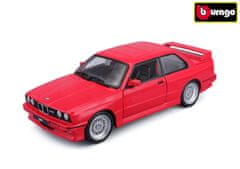 BBurago 1:24 Plus BMW serije 3 M3 1988 rdeča