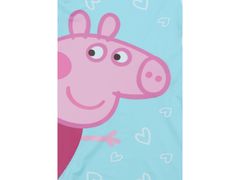 Peppa Pig Pujsa Pepa Turkizni dežni plašč s kapuco, ogrinjalo za dekle 2-3 lata 92-98 cm