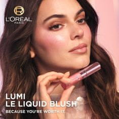 Loreal Paris Tekoče rdečilo Lumi (Liquid Blush) 10 ml (Odtenek 625 Gold Pink)