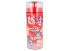 Stor Plastična steklenička z dvojno školjko in bleščicami MICKEY MOUSE, 370ml, 60121