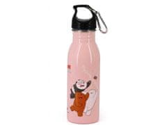 KARACTERMANIA Steklenica ALU s karabinom WE BARE BEARS, 500ml, 32696