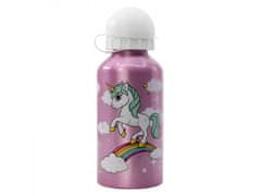 Stor Aluminijasta steklenica za pitje UNICORN, 400ml, 09711