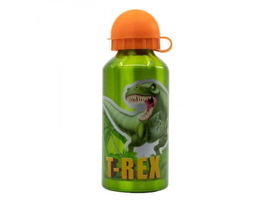 Stor Aluminijasta steklenica za pitje DINOSAUR T-REX, 400ml, 26234