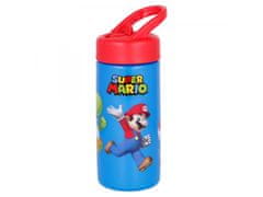 Stor Plastična steklenica s podaljšano slamico SUPER MARIO, 410ml, 21401