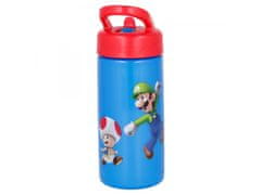 Stor Plastična steklenica s podaljšano slamico SUPER MARIO, 410ml, 21401