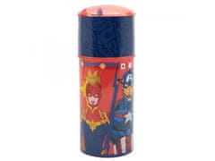 Stor Plastična steklenica z izvlečno slamico AVENGERS, 350ml, 74151