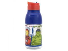 Stor Plastična steklenica z izvlečno slamico Avengers, 420ml, 74135