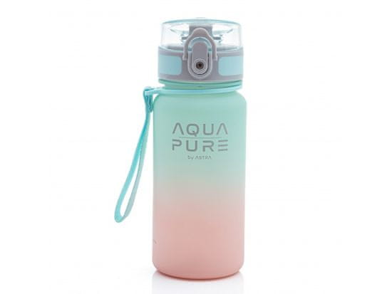 Astra Steklenička za zdravje AQUA PURE by ASTRA 400 ml - roza/mint, 511023002