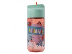 Stor Plastenka z izvlečno slamico MINNIE MOUSE, prozorna, Tritan, 430ml, 74436