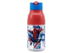 Stor Plastična steklenica z izvlečno slamico SPIDERMAN, 420ml, 74735