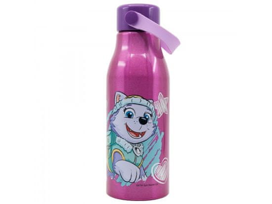 Stor Aluminijasta steklenica z ročajem PAW PATROL Pink, 760ml, 74461