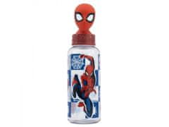 Stor Plastična plastenka 3D s figuro Spidermana, 560ml, 74859