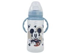 Stor Otroška steklenička z ročaji Mickey Mouse Baby Blue, 360ml, 10+, 10404