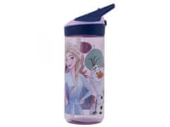 Stor Plastenka z izvlečno slamico DISNEY FROZEN, Tritan 620ml, 74297