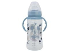 Stor Otroška steklenička z ročaji Mickey Mouse Baby Blue, 360ml, 10+, 10404