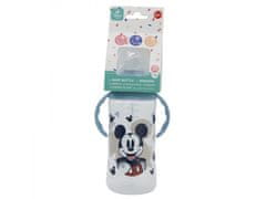 Stor Otroška steklenička z ročaji Mickey Mouse Baby Blue, 360ml, 10+, 10404