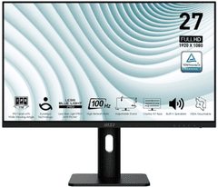 MSI MSI PRO MP273AP monitor, 27, FHD, IPS, 1ms, črn (MONMSI00020)