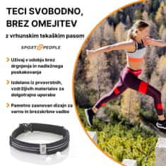 Sport2People Running Belt – Vodoodporna tekaška torbica za telefon in dodatke , črna