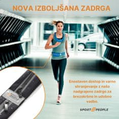 Sport2People Running Belt – Vodoodporna tekaška torbica za telefon in dodatke , črna