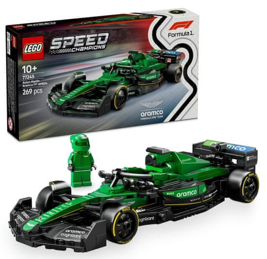 LEGO Speed Champions 77245 Dirkalnik Aston Martin Aramco F1 AMR24