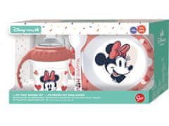 Stor Jedilni set Minnie Mouse - SET 3 kosi (250ml vrč, krožnik in žlica), 10707