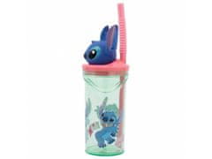 Stor Plastična skodelica 3D s figurico Lilo &amp; Stitch, 360ml, 74869