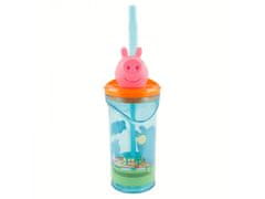 Stor Plastična 3D skodelica s figuro PEPPA PIG, 360ml, 48666