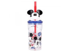 Stor Plastični 3D lonček s figurico MICKEY MOUSE, 360ml, 50166