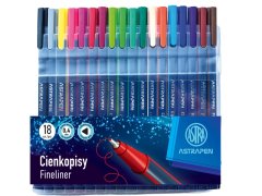 Astra ASTRAPEN, Liner 0,4 mm, 18 kosov, mešanica barv, 202023003