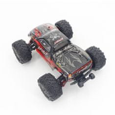 YUNIQUE GREEN-CLEAN 1/16 Q901 RC avto 4WD Off-Road - Bigfoot tovornjak z brezkrtačnim motorjem | Hitro vozilo z daljinskim upravljanjem za otroke in odrasle | Puščavski tovornjak Off-Road RED