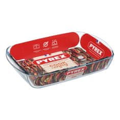 Pyrex STEKLENA POSODA ZA PEKO 4,9L, 40X27X7CM