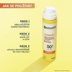 Razsvetljujoča meglica nad ličili UV Mist SPF 50+ Vitamin C 75 ml