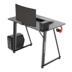 Ultradesk Gaming miza ENTER V2, 100x60 cm, 75 cm, z držalom za pijačo in slušalkami, kompaktna velikost