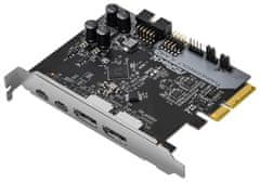 Thunderbolt 4 AIC R2.0 / PCI-E 3.0 / Intel JHL8540 Thunderbolt 4 Controller / 2x Thunderbolt 4 / 2x DP IN