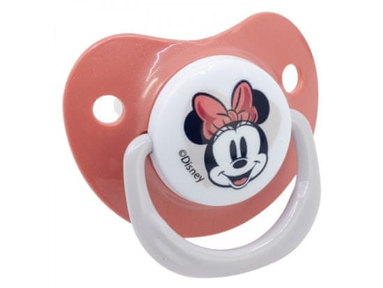 Stor Anatomski silikonski dudelec MINNIE MOUSE, 2 kosa, 6M+, 10767