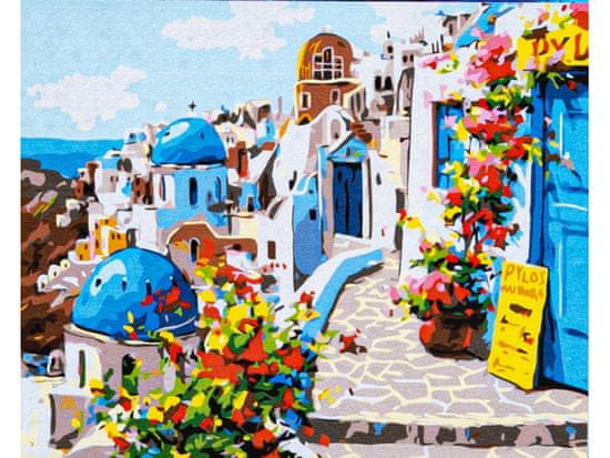 Astra Slika po številkah MAGICAL SANTORINI, na okvirju, 40x50cm, 801023908