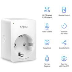 TP-Link Tapo P100 Mini Smart Wi-Fi 4-pack pametna vtičnica