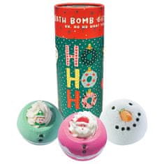 Bomb Cosmetics Darilni set v tubi Ho Ho Ho Ho Bath Bomb