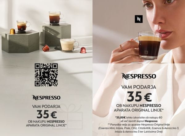 Nespresso: darilni bon