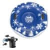 JOJOY® Napihljiva snežna tuba z ročaji SNOWRIDER + Električna pumpa ELECTRICPUMP | SNOWPUMPBLUE