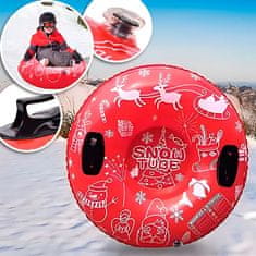 Napihljiva snežna tuba z ročaji SNOWRIDER + Električna pumpa ELECTRICPUMP | SNOWPUMPRED